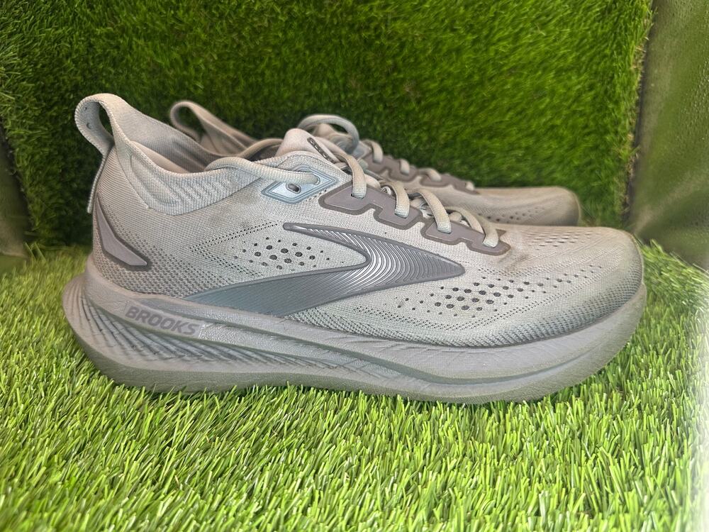 Brooks Glycerin 23 1104761D096 Athletic Sneaker Men's 9D Gray Knit Training Gym